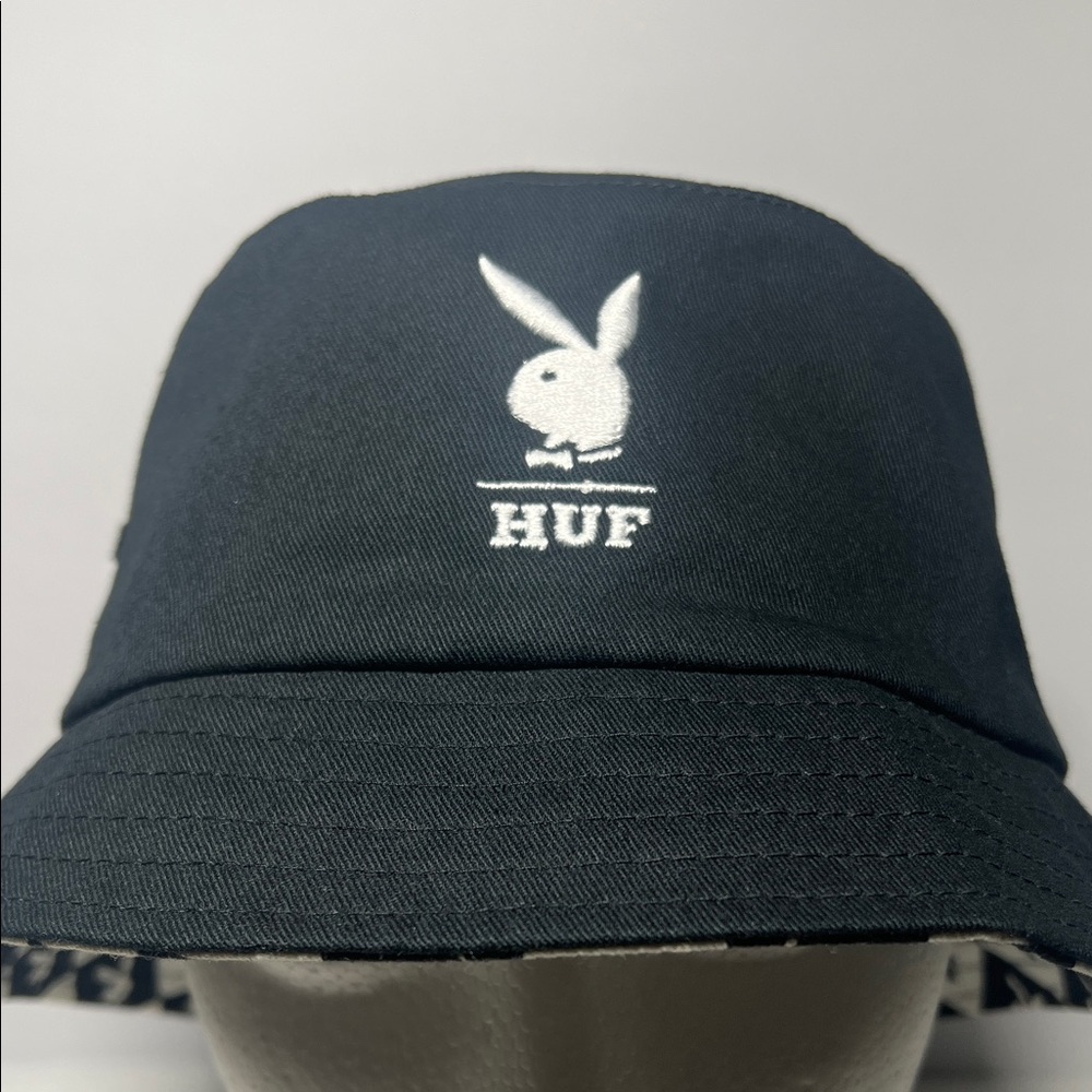 HUF Monochrome Checkered Bucket Hat